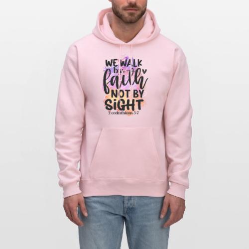 Harmony Collection - We Walk by Faith not by Sight - Men's Hoodie