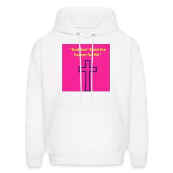 Loud and Bold - Men's Hoodie - white - Front - Elias (183cm)