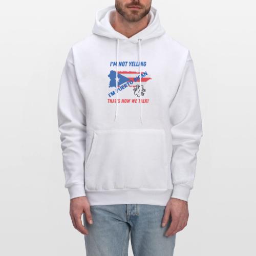 Not Yelling Tshirt - Men's Hoodie
