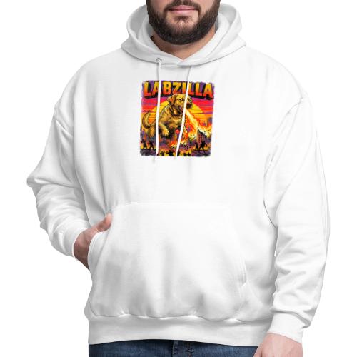 Labzilla Giant Yellow Labrador Monster Tee - Men's Hoodie