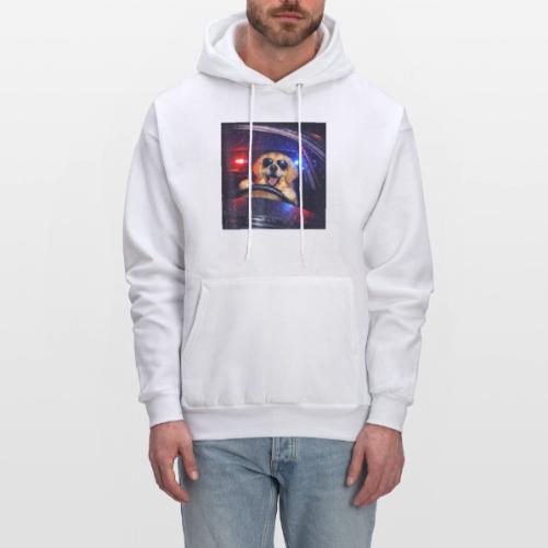 Funny Police Golden Retriever Meme Tee - Men's Hoodie