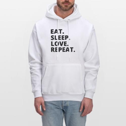 Eat Sleep Love Merch – Wear Your Passion, Live the - Men's Hoodie