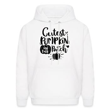 Cutest Pumpkin In The Patch - Men's Hoodie - white - Front - Elias (183cm)
