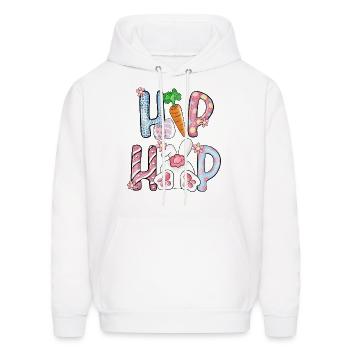 Hip Hop - Men's Hoodie - white - Front - Elias (183cm)