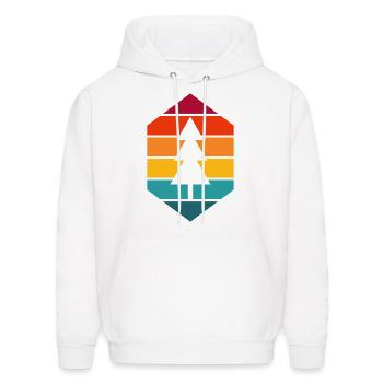 Pine Tree - Men's Hoodie - white - Front - Elias (183cm)