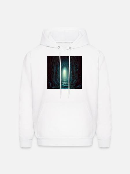 Secret gate - Men's Hoodie - white