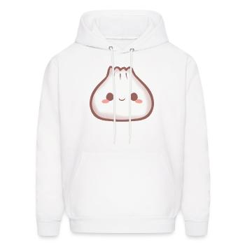 Chinese Bun - Men's Hoodie - white - Front - Elias (183cm)