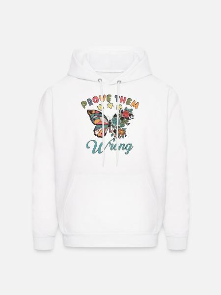 Prove them wrong - Men's Hoodie - white
