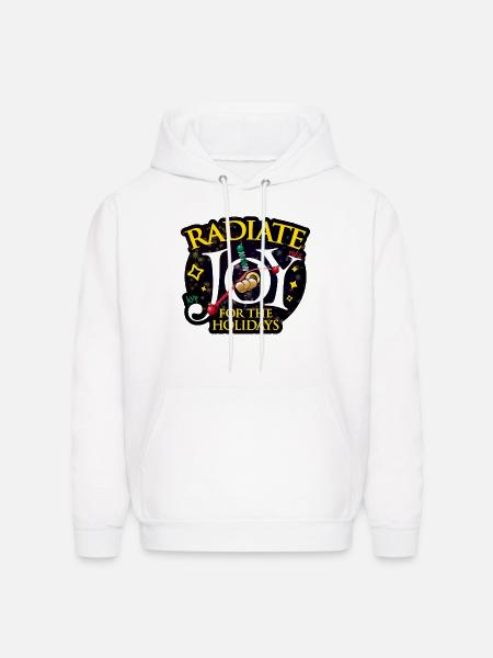 Radiate Joy - Men's Hoodie - white