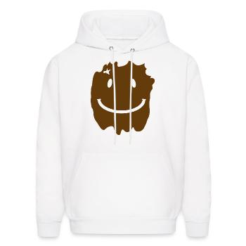 Smiled wet face - Men's Hoodie - white - Front - Elias (183cm)