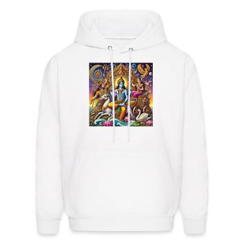 Indian Mythology - Men's Hoodie - white - Front - Elias (183cm)