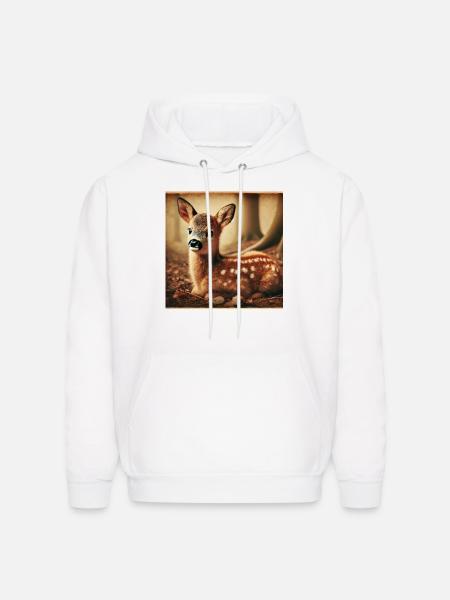 A relative of Bambi - Men's Hoodie - white