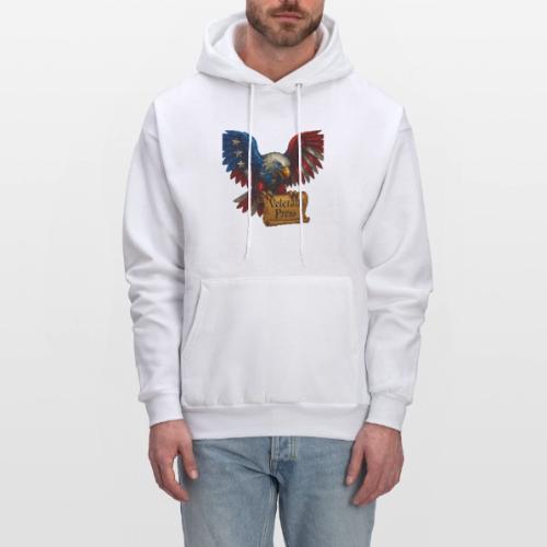Veterans Press Bald Eagle - Men's Hoodie
