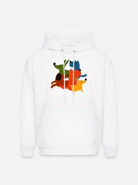 Diversity Dog - Men's Hoodie - white