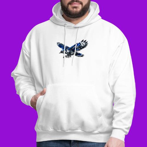 Silver Blue Jay Dive - Men's Hoodie