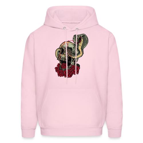 skull and roses tattoo - Men's Hoodie