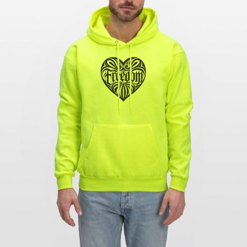 FREEDOM in Heart - Men's Hoodie