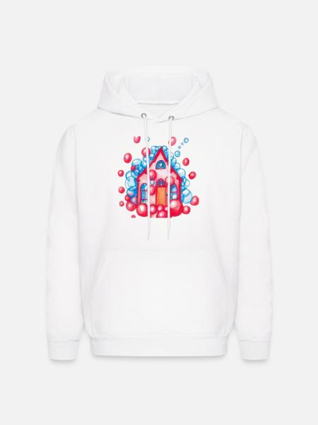 House of Bubbles - Men's Hoodie - white
