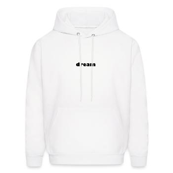 dream - Men's Hoodie - white - Front - Elias (183cm)