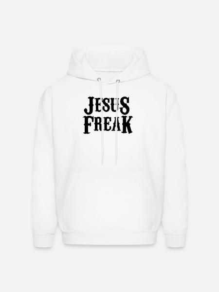 Jesus freak - Men's Hoodie - white