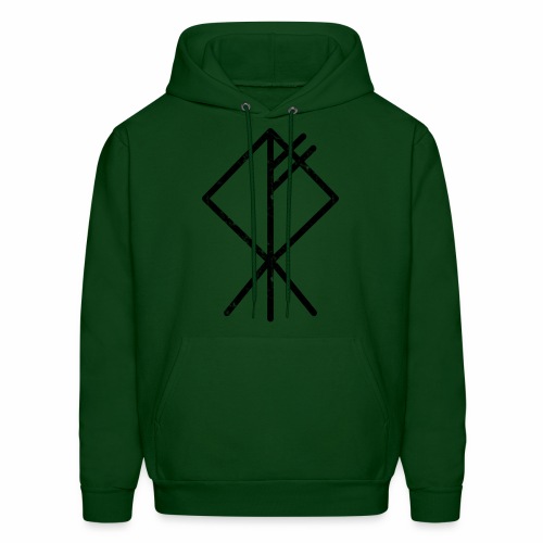 Wolf Viking Rune Symbol for Fenrir Fenriswolf Fans - Men's Hoodie