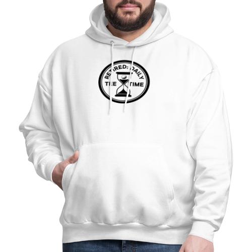 Retired Daily Tee Time - Senior Golfer Gag Gift - Men's Hoodie