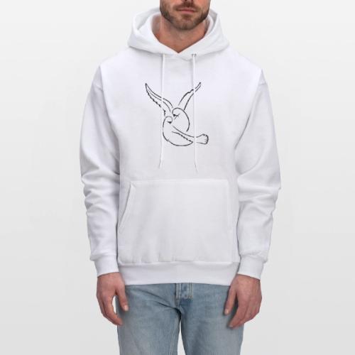 EMBRACED_TURTLEDOVES - Men's Hoodie