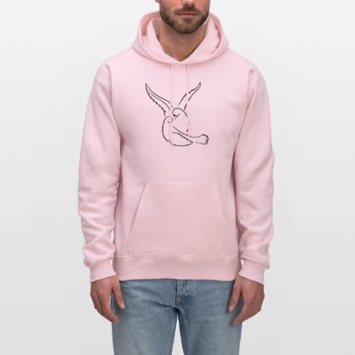 EMBRACED_TURTLEDOVES - Men's Hoodie