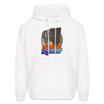 911 hooters 9/11 - Men's Hoodie - white - Front - Elias (183cm)