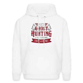 Went Ghost Hunting Paranormal Professional Ghost H - Men's Hoodie - white - Front - Elias (183cm)