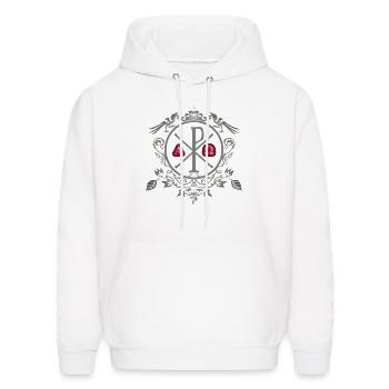Chi Rho Alpha And Omega - Men's Hoodie - white - Front - Elias (183cm)