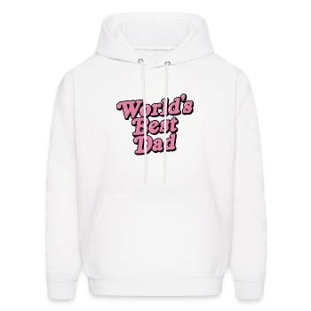 world s Best Dad - Men's Hoodie - white - Front - Elias (183cm)