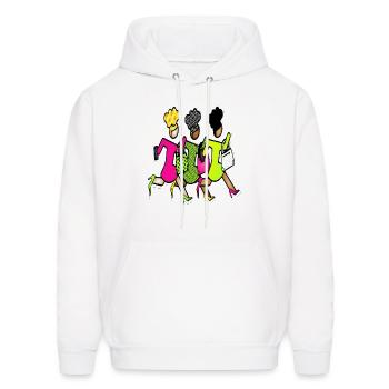 Female Entrepreneur Business - Men's Hoodie - white - Front - Elias (183cm)