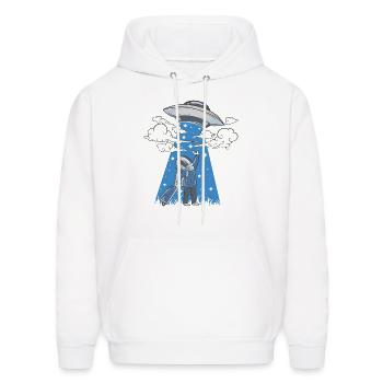 Take Me Home - Astronaut Ufo Alien - Men's Hoodie - white - Front - Elias (183cm)