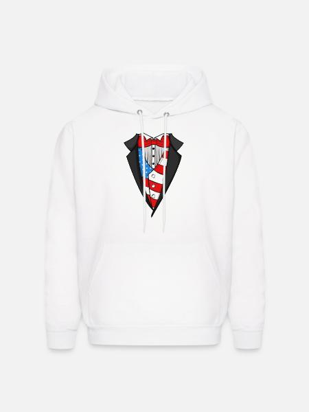 American Suit - Men's Hoodie - white