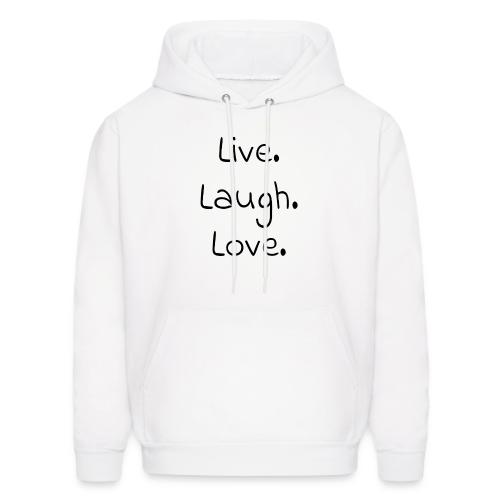 Smoon City_Live laugh love Black - Men's Hoodie