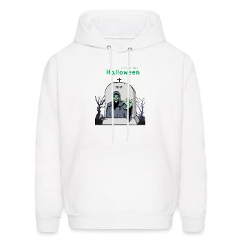 Trick Or Treat - Men's Hoodie - white - Front - Elias (183cm)