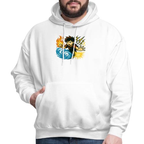 Anime Elemental Warriors | Fire, Water, Lightning - Men's Hoodie