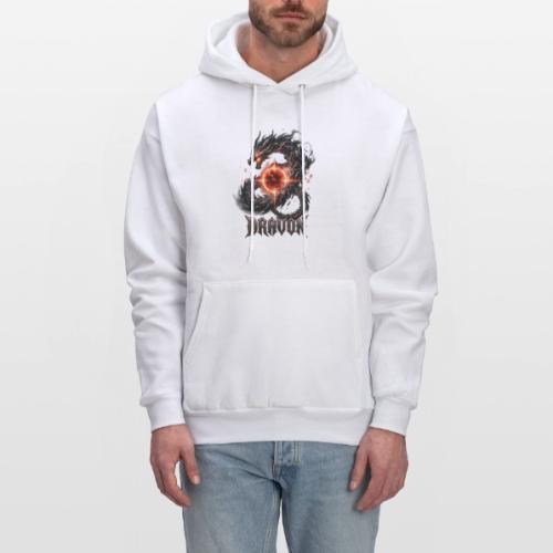 Dravon Fire Dragon Dark Fantasy Graphic T-Shirt - Men's Hoodie