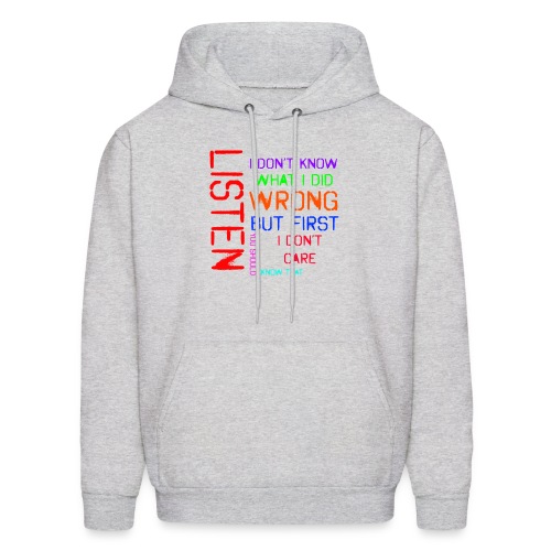 I don't care - Men's Hoodie