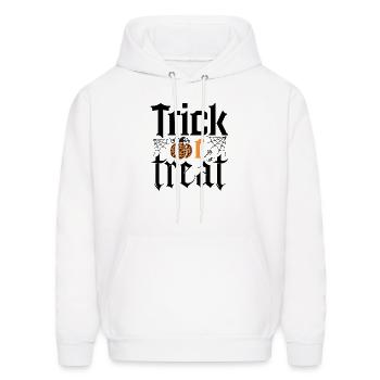 Trick Or Treat - Men's Hoodie - white - Front - Elias (183cm)
