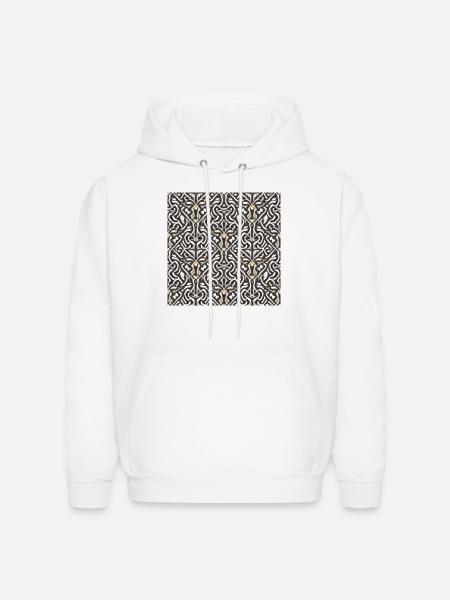 Ornament pattern - Men's Hoodie - white