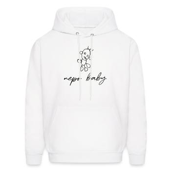 nepo baby - Men's Hoodie - white - Front - Elias (183cm)