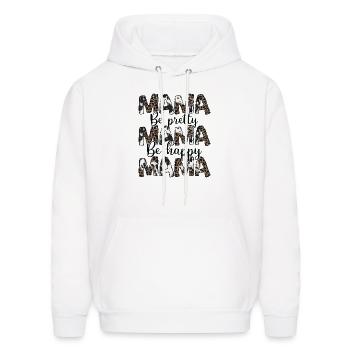 Mama Be Pretty Happy Chemises de sublimation occidentale - Molleton à capuche pour hommes - blanc - Devant - Elias (183cm)