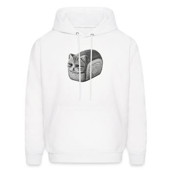 Funny cat loaf - Men's Hoodie - white - Front - Elias (183cm)