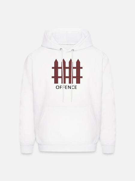 fence - Men's Hoodie - white