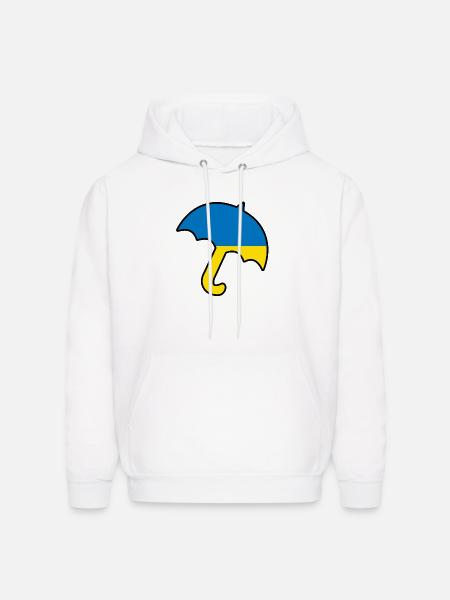 umbrella Ukraine - Men's Hoodie - white