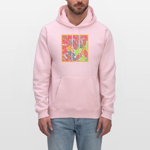 Chic Leaves Artistic Spectrum - Men's Hoodie