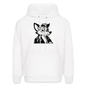 Sly Fox - Men's Hoodie - white - Front - Elias (183cm)