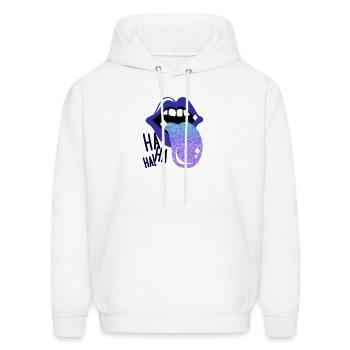 The Big Laugh - Men's Hoodie - white - Front - Elias (183cm)